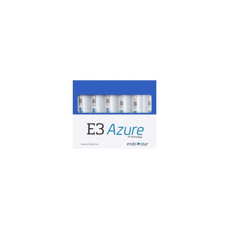 Pilniki E3 Azure Big op.6 шт. Poldent
