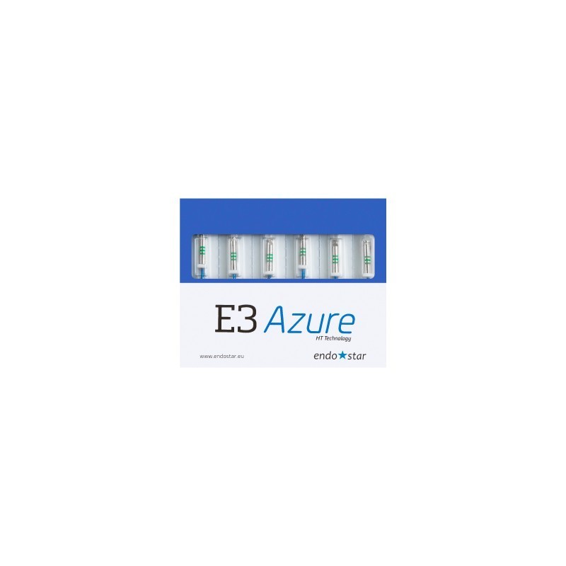 Pilniki E3 Azure Big op.6 шт. Poldent