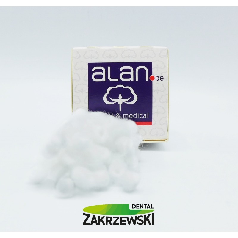 Ватные шарики размером 3 (4 мм.) ОП. 3 g. Alan