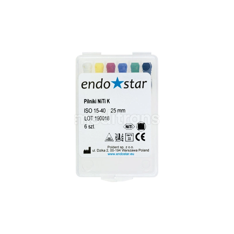 Endostar K NITI Напильники