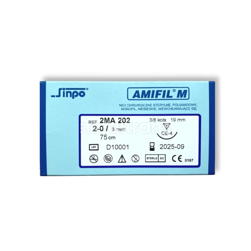 Хирургические нити Amifil M неабсорбируемые