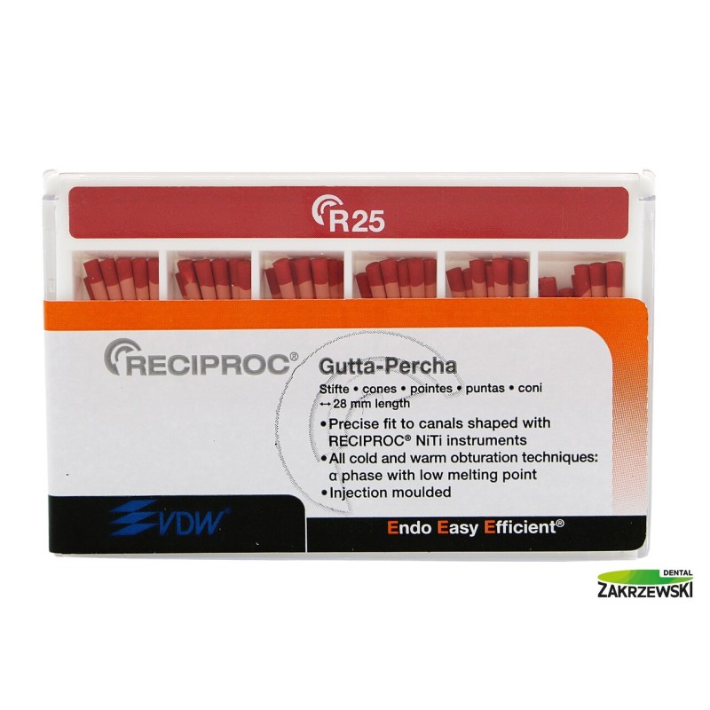Гуттаперча для Reciproc op. 60 шт. VDW