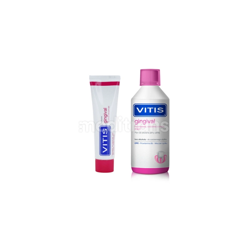 VITIS Gingival набор паста + жидкость (100 мл + 500 мл)
