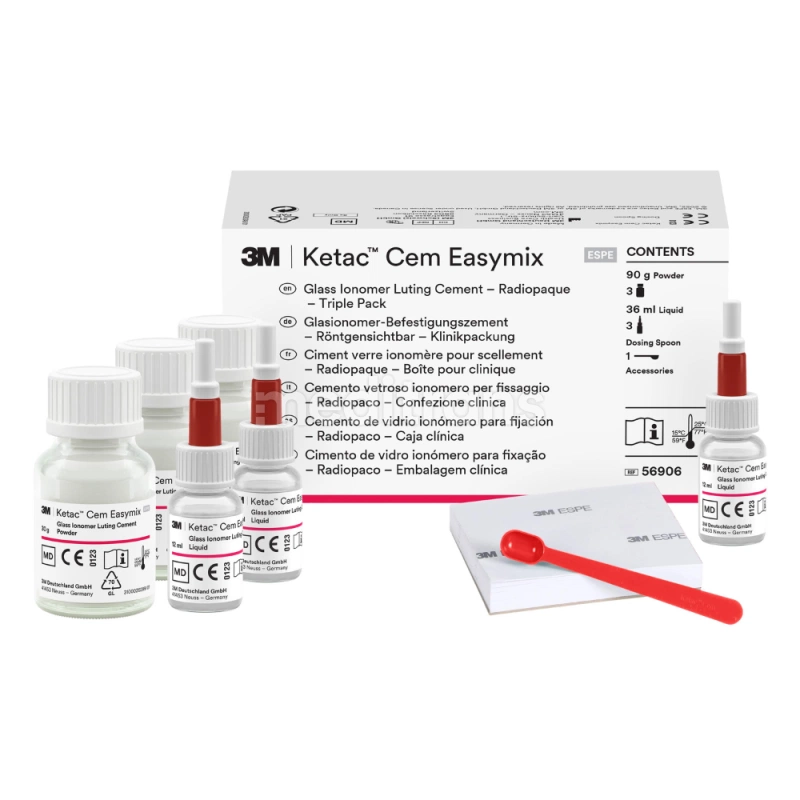 Ketac Cem EASYMIX клинический набор 3 x (30 г+12 мл)