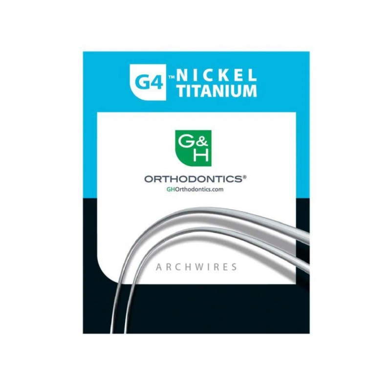 Никелево-титановые дуги G &amp; H .017x. 025 5 шт.