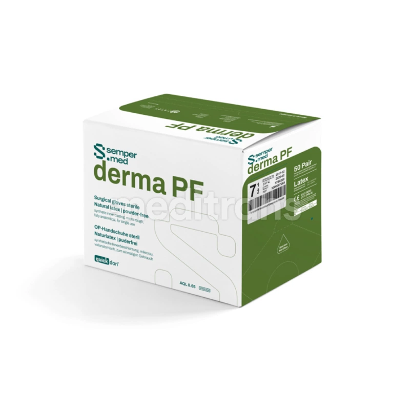 Хирургические перчатки Semper Derma без пудры