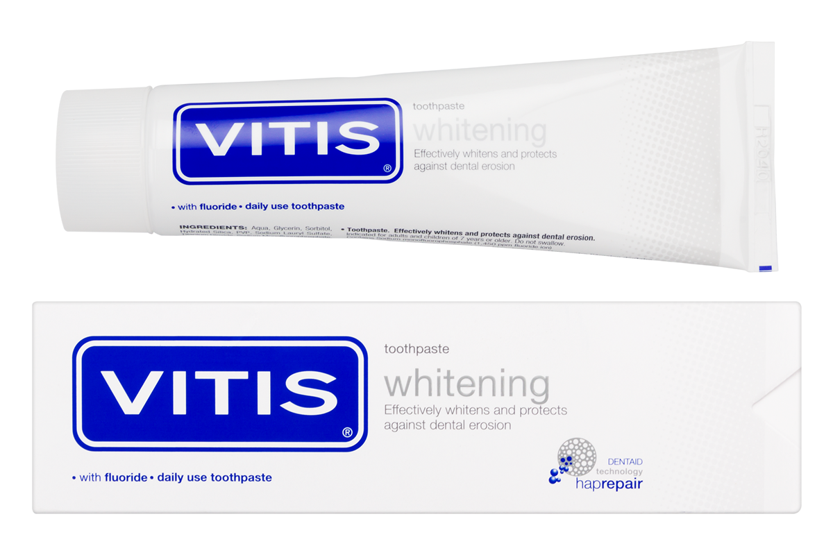 Отбеливающая паста Vitis Whitening 100 мл