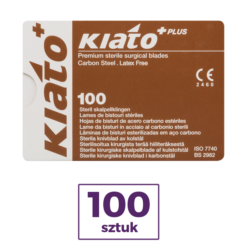 Лезвия для скальпеля Kiato Plus 100 шт.