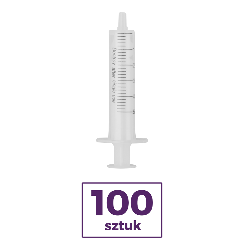Одноразовые шприцы 5 мл × 100 шт. ZMC