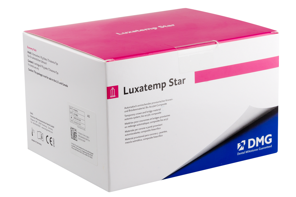 Luxatemp Star 76 г × 5 картриджей DMG