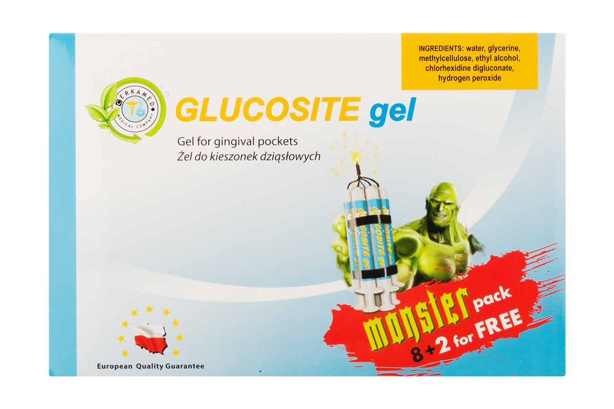 Glucosite Gel MONSTER PACK 2 мл × 10 шт. Cerkamed