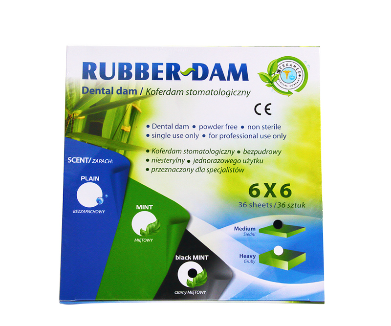 Коффердам Rubber-Dam 36 шт. Cerkamed