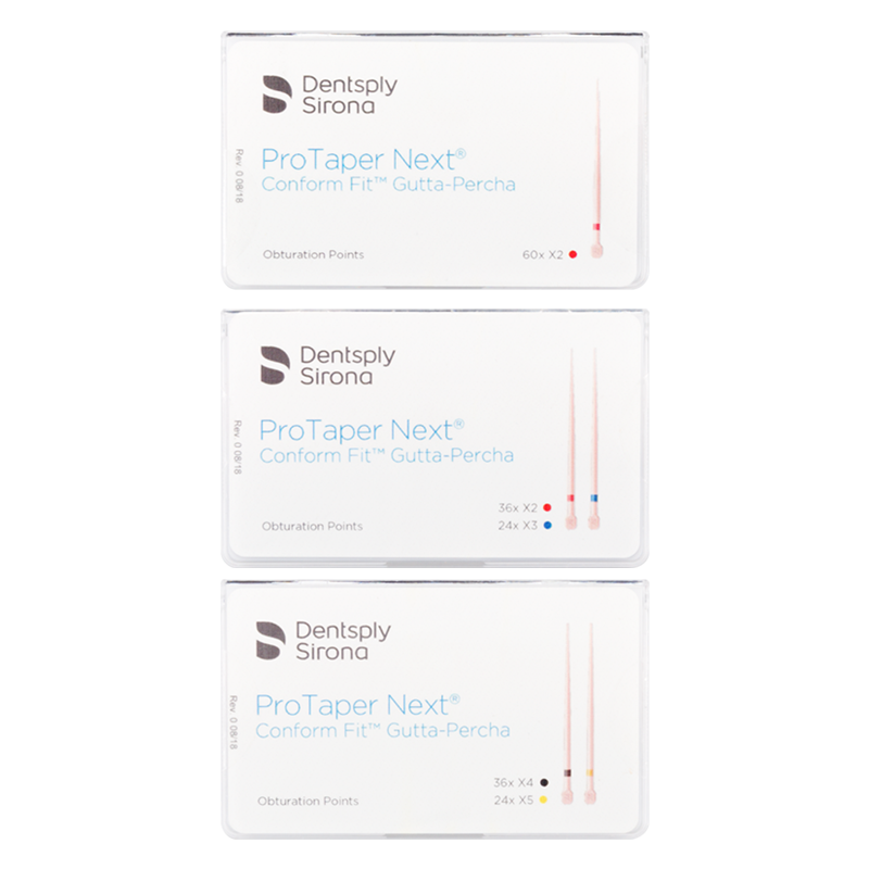 Гуттаперчевые штифты ProTaper Next 60 шт. Dentsply Sirona