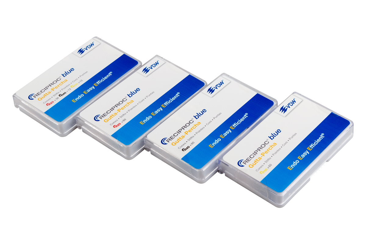 Гуттаперчевые штифты Reciproc Blue, 60 шт. VDW