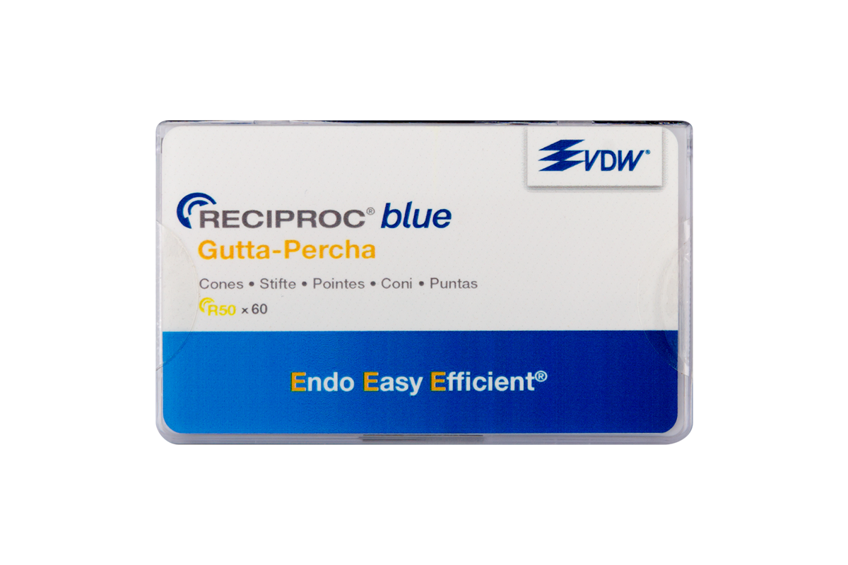 Гуттаперчевые штифты Reciproc Blue, 60 шт. VDW