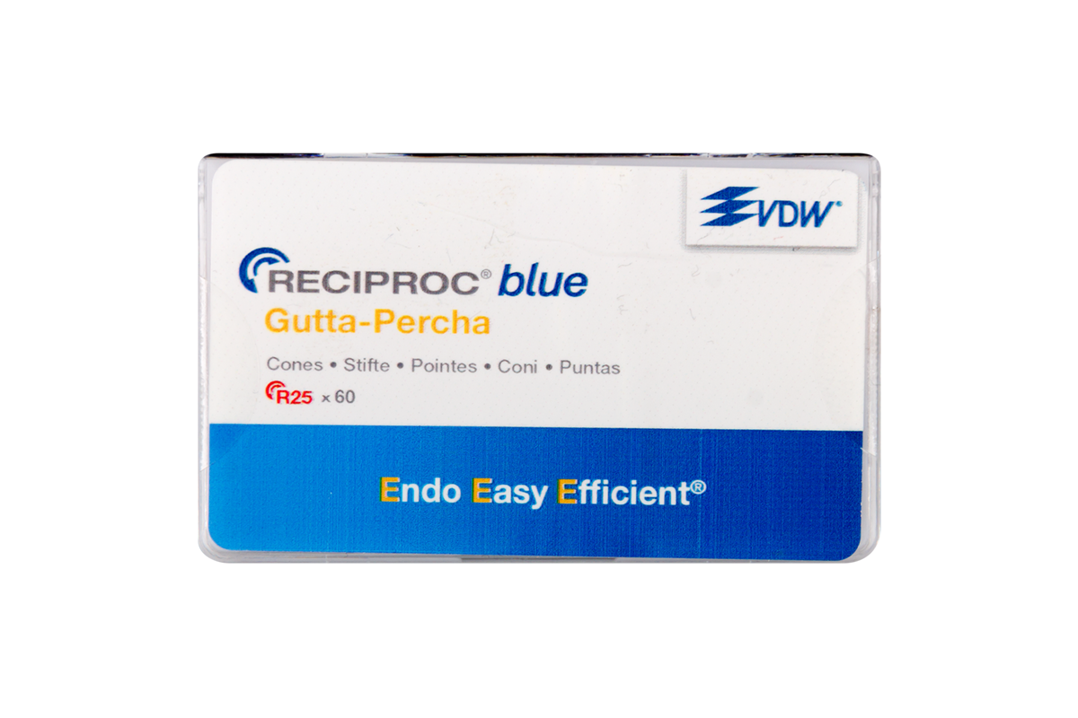 Гуттаперчевые штифты Reciproc Blue, 60 шт. VDW