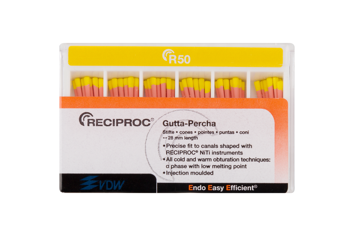 Гуттаперчевые штифты Reciproc 60 шт. VDW