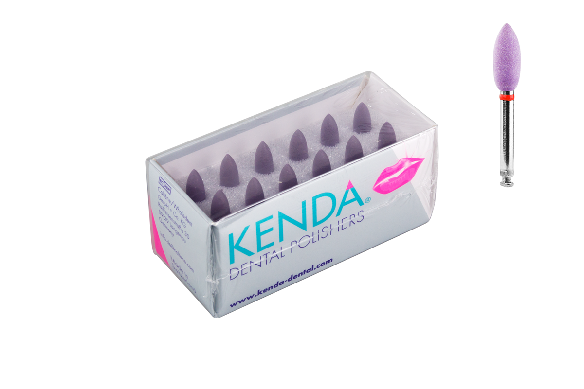 Полировочные резинки Kenda Nobilis для композитов 12 шт.