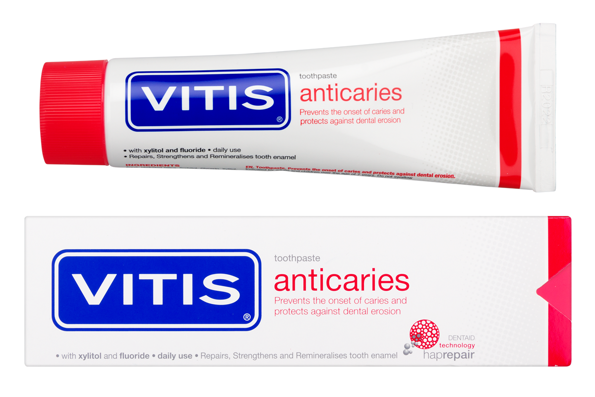 Паста против кариеса Vitis Anticaries 100 мл