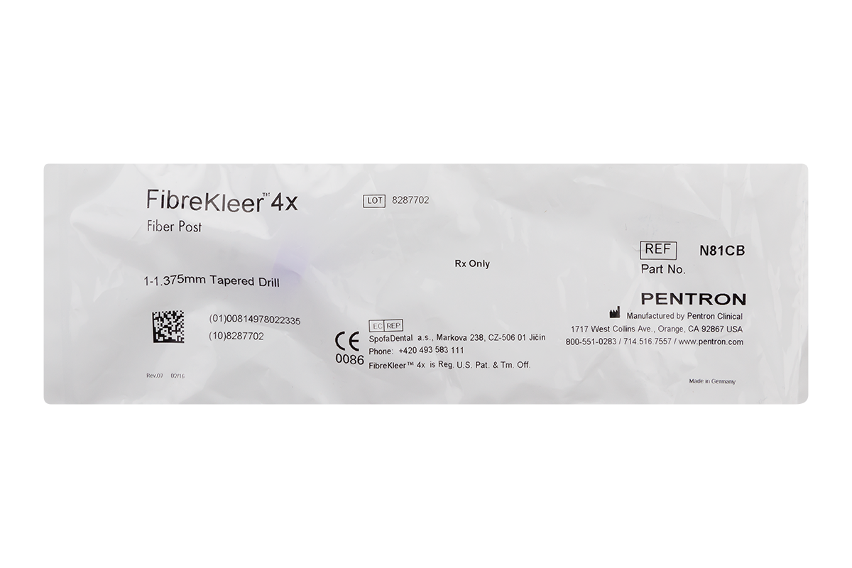 Сверло FibreKleer 4X Tapered Pentron