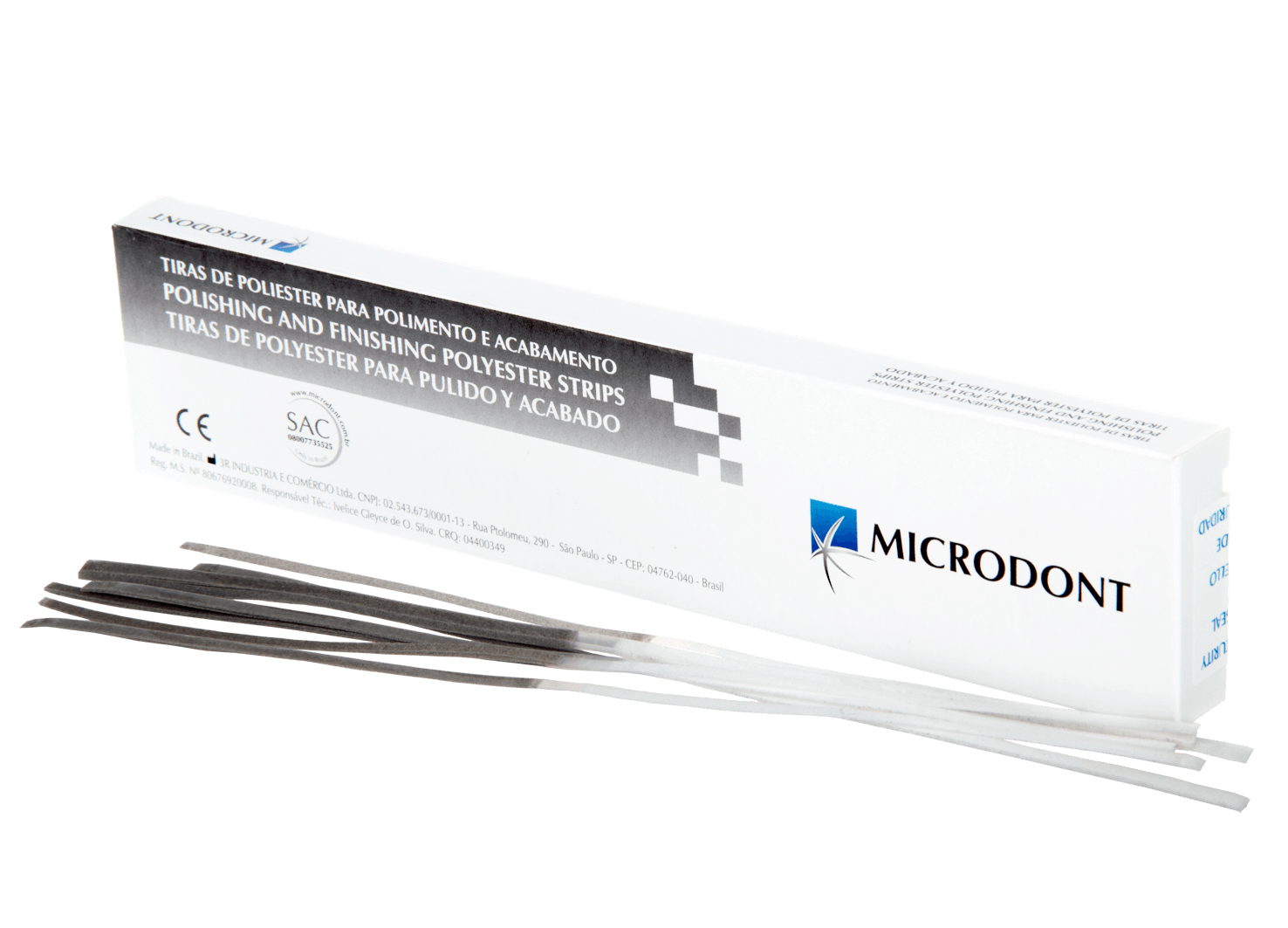 Абразивные полиэстровые полоски 150 шт. Microdont