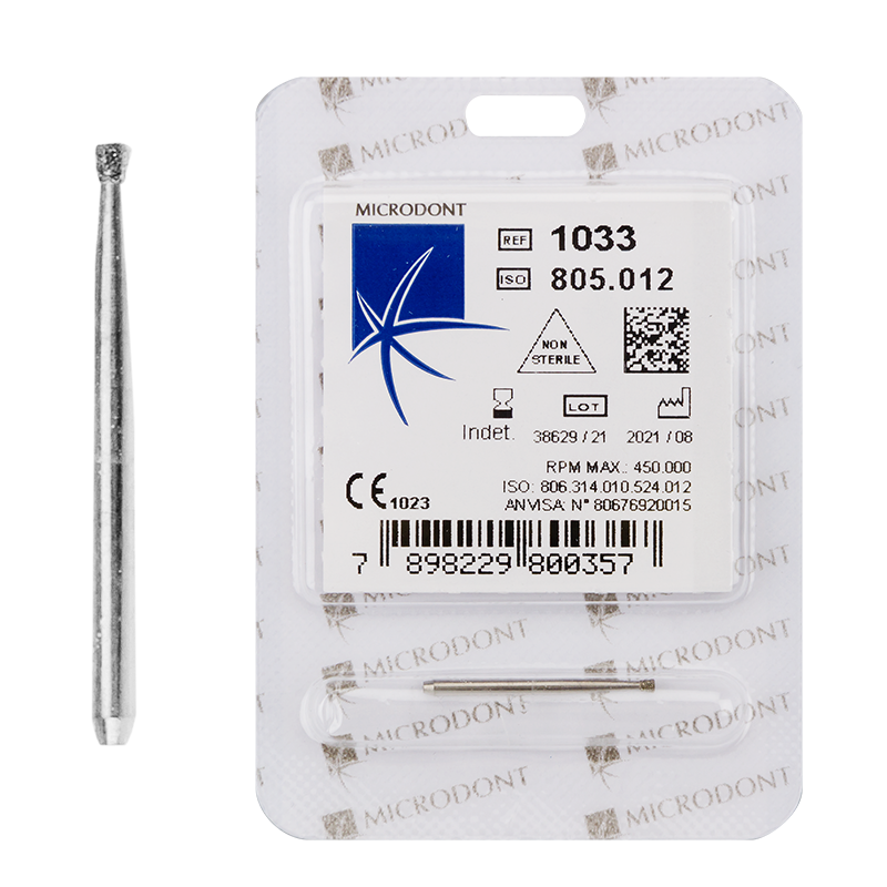 Алмазный бор обратный конус MICRODONT