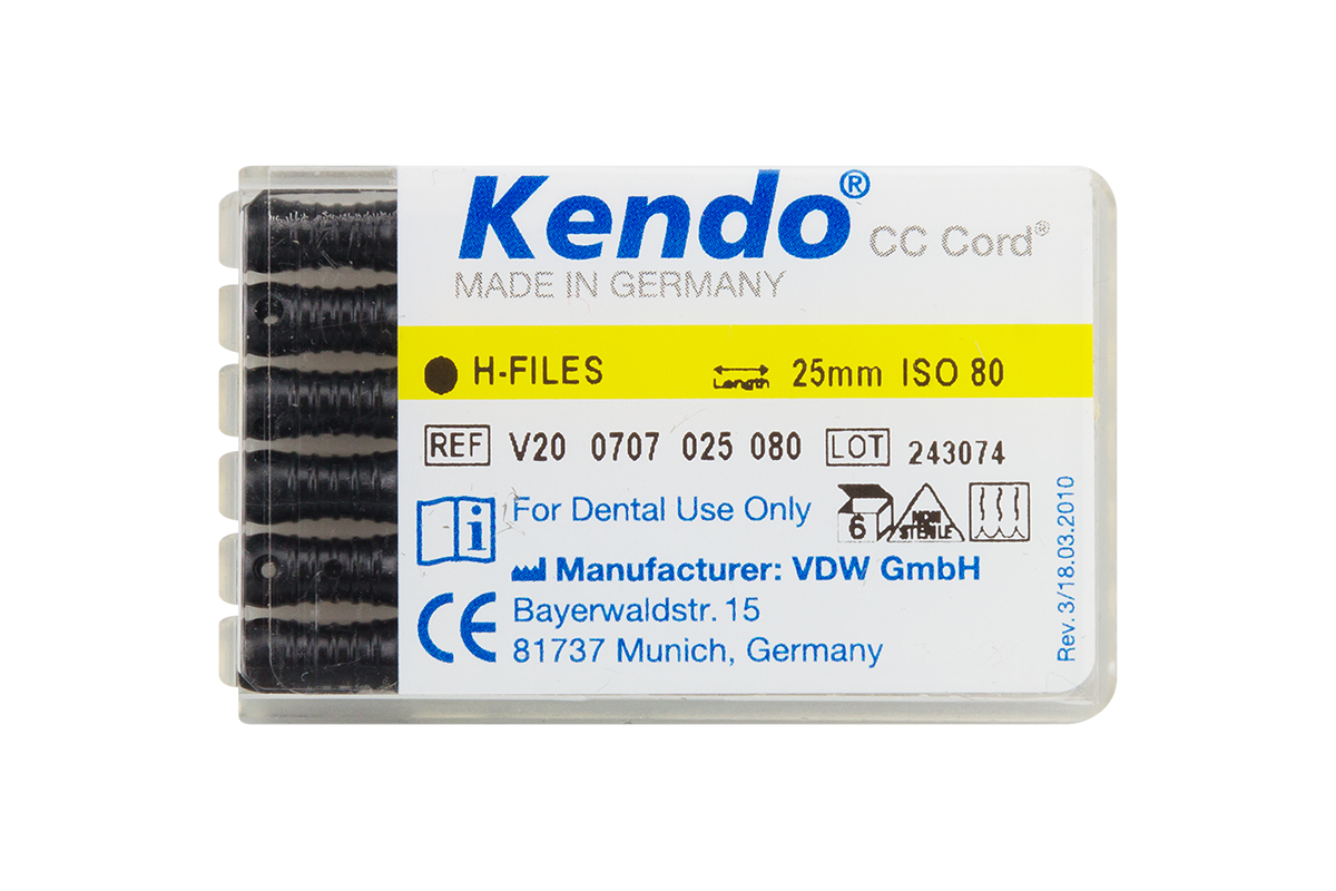 H-файлы Kendo 6 шт. VDW