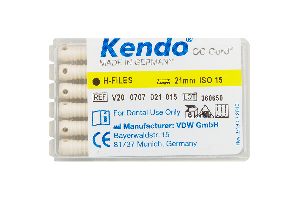 H-файлы Kendo 6 шт. VDW
