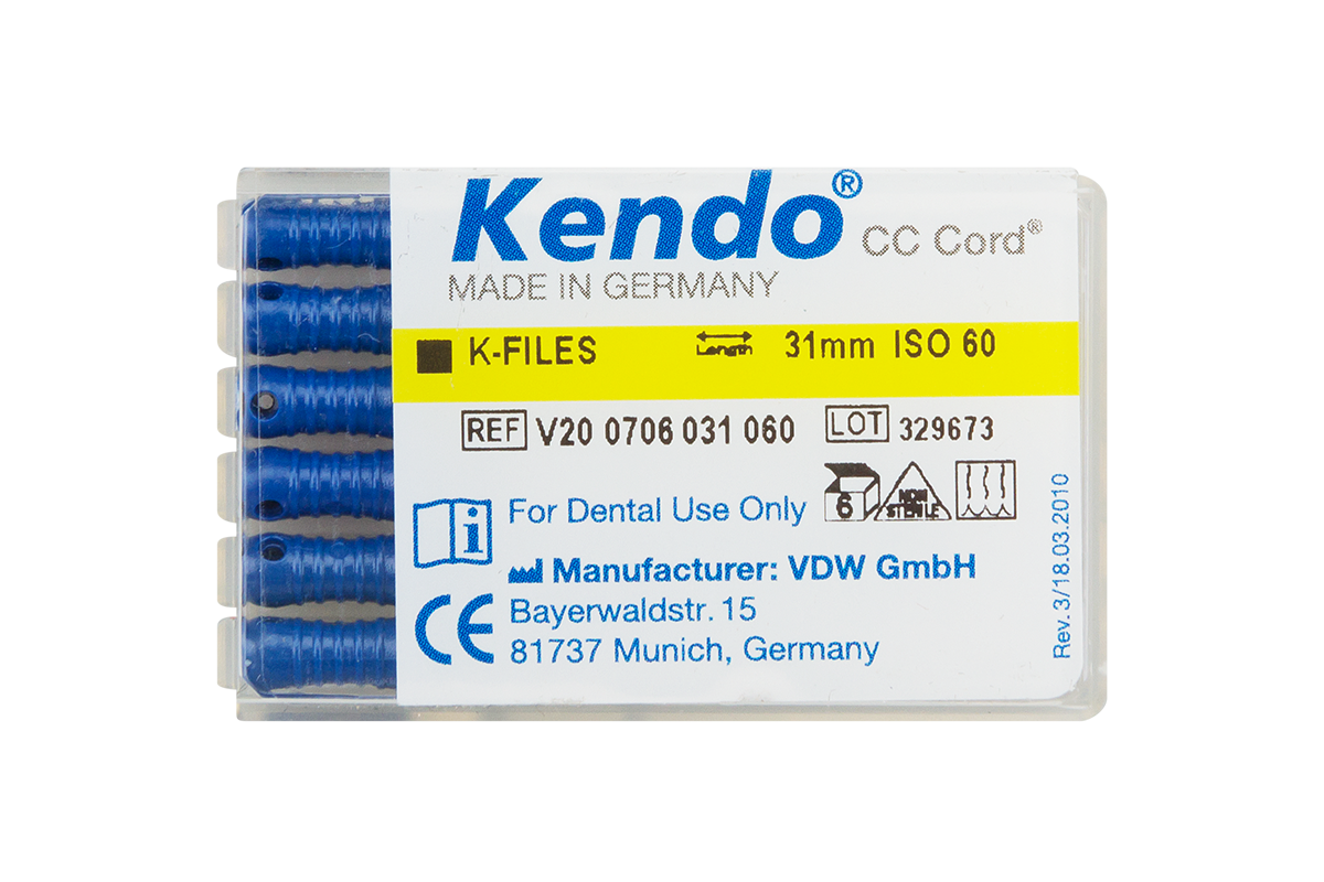 К-файлы Kendo 6 шт. VDW