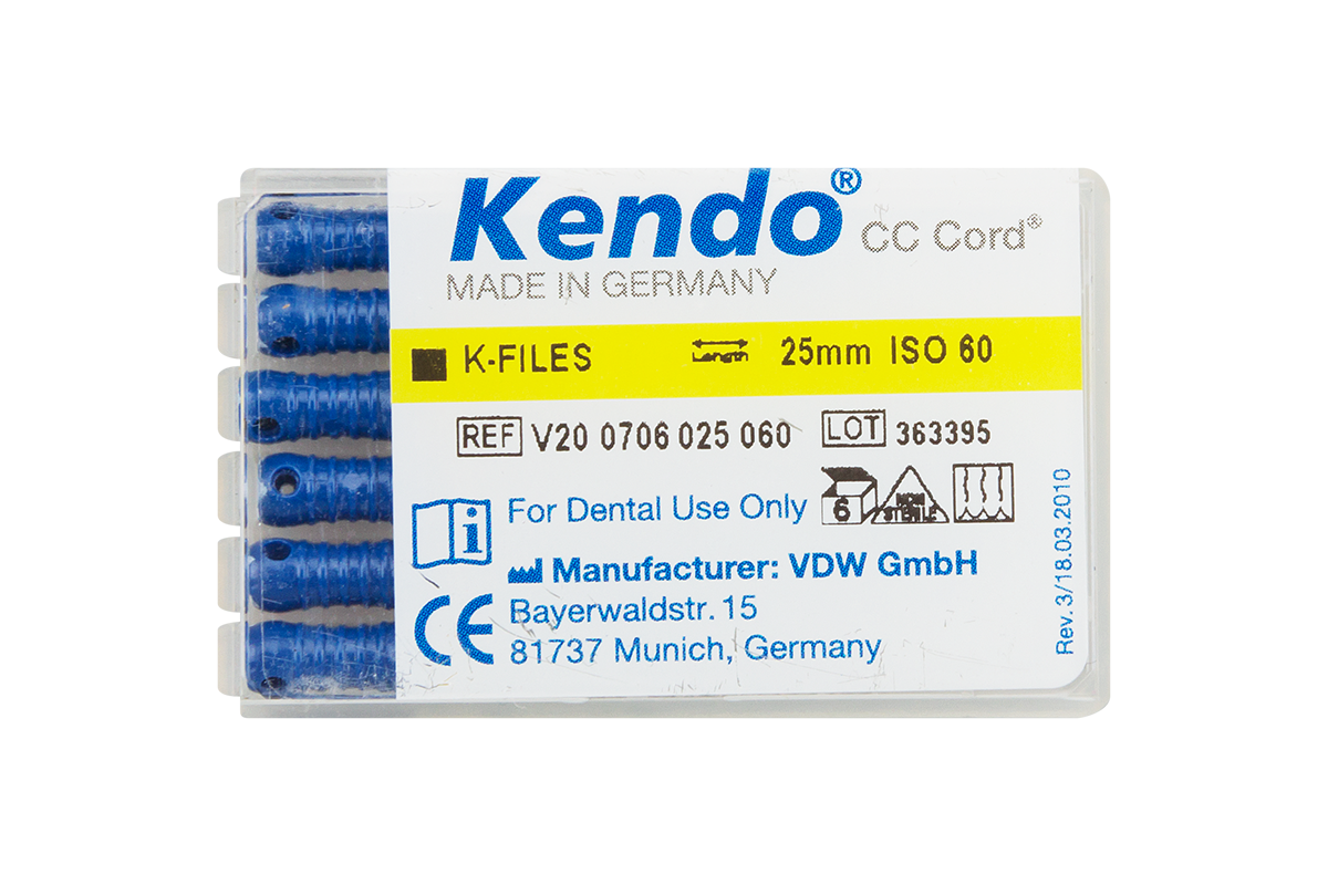 К-файлы Kendo 6 шт. VDW