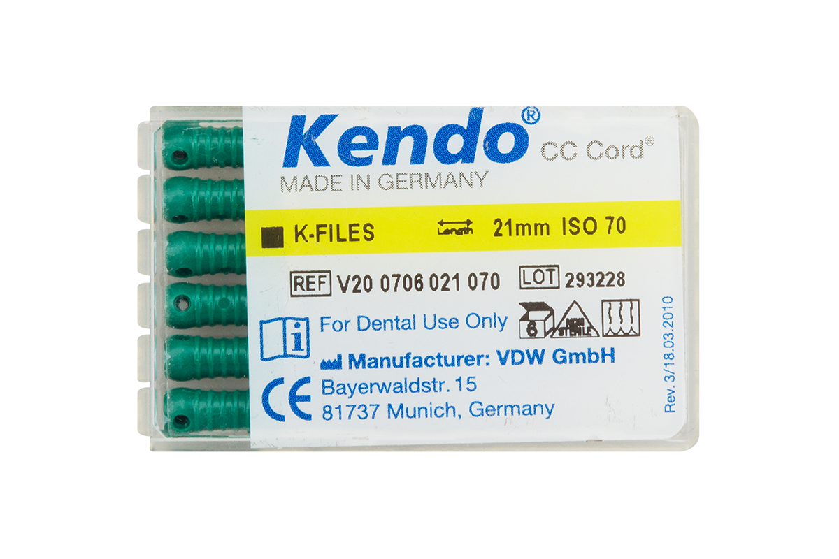 К-файлы Kendo 6 шт. VDW