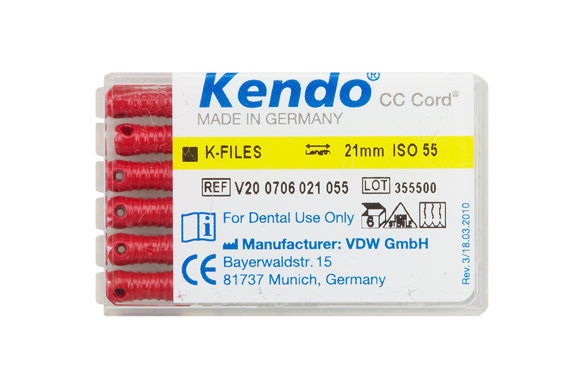 К-файлы Kendo 6 шт. VDW