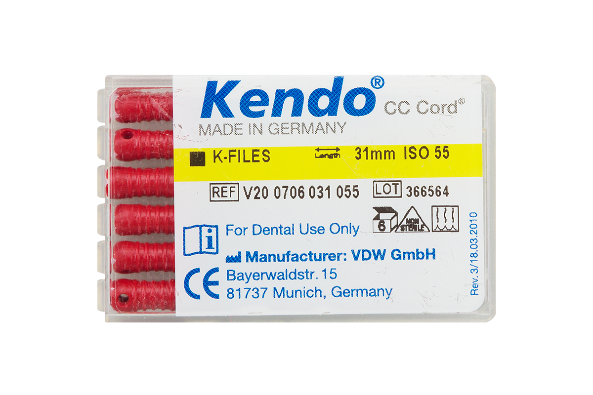 К-файлы Kendo 6 шт. VDW
