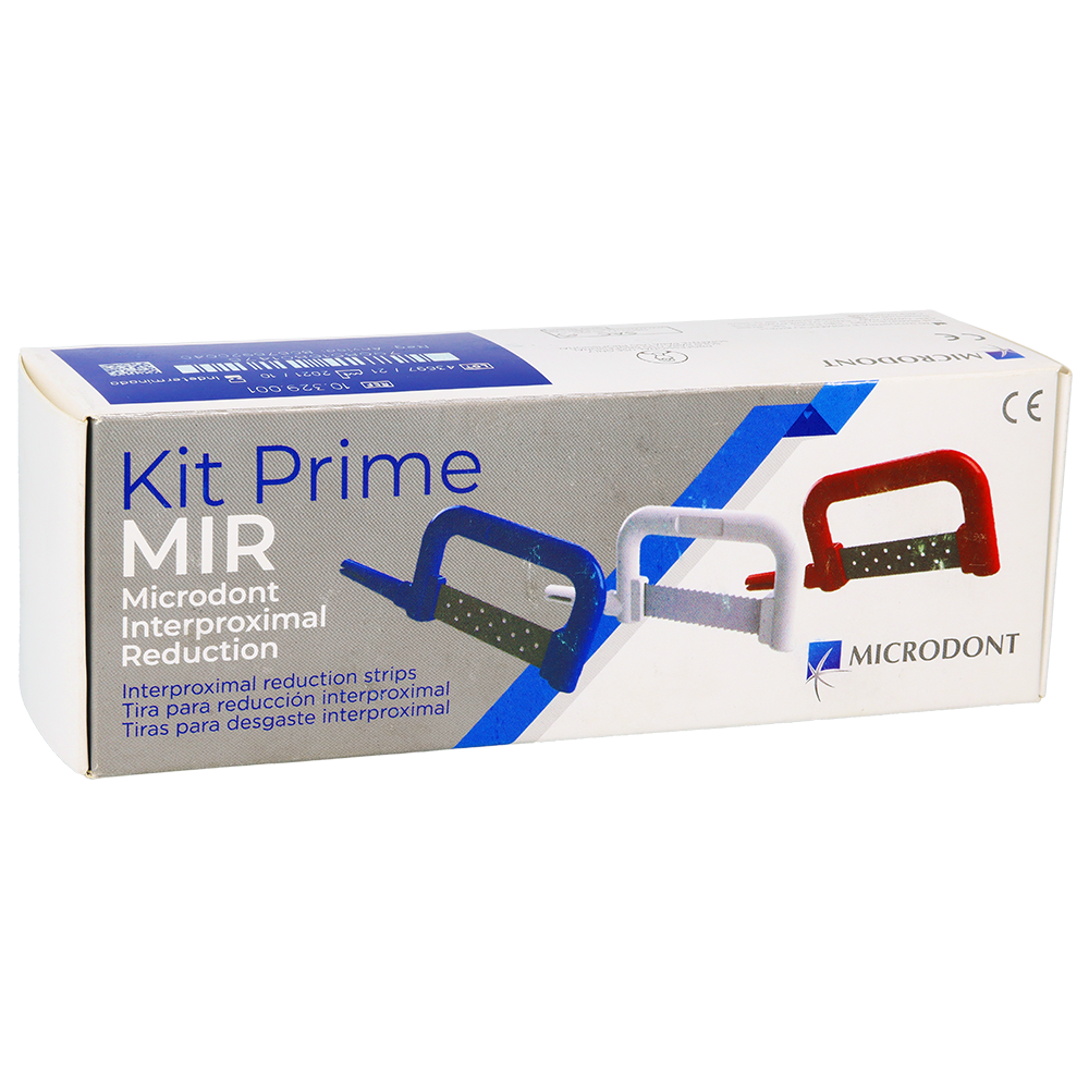 Kit Prime MIR абразивные межзубные полоски 6 шт. + ручка Microdont