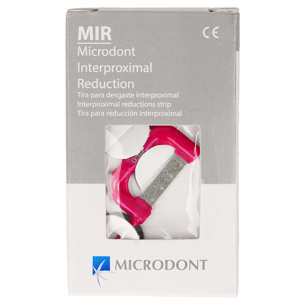 Kit Prime MIR абразивные межзубные полоски 6 шт. + ручка Microdont