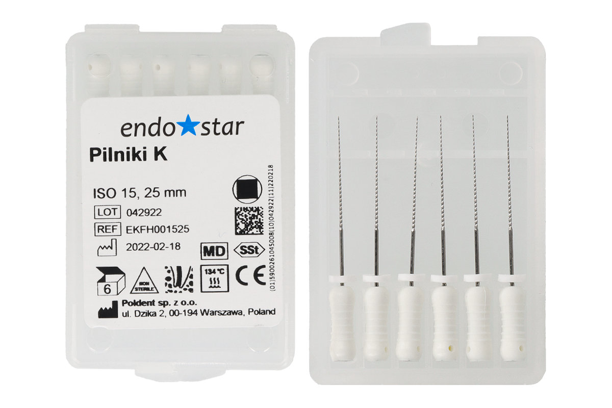К-файлы Endostar, 6 шт.