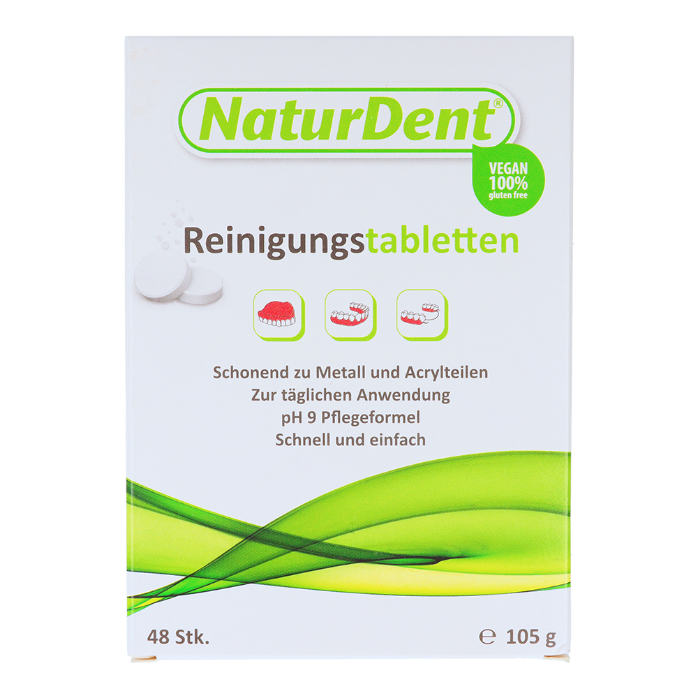 NaturDent таблетки для очистки протезов 48 шт. DentAid