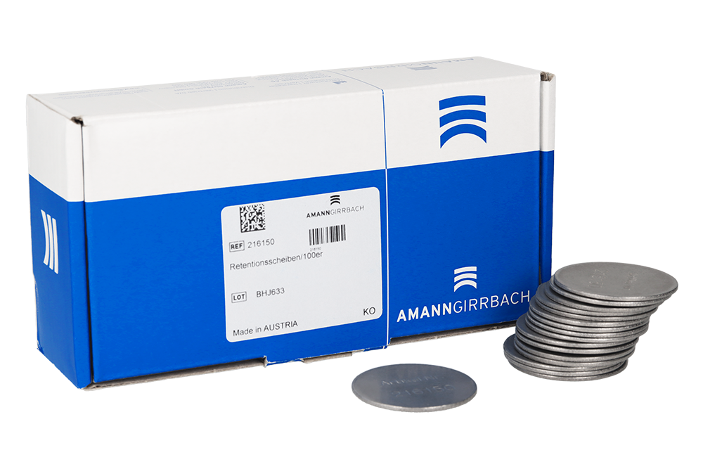 Ретенционные пластинки Splitex Kontreplatte 100 шт. Amann Girrbach