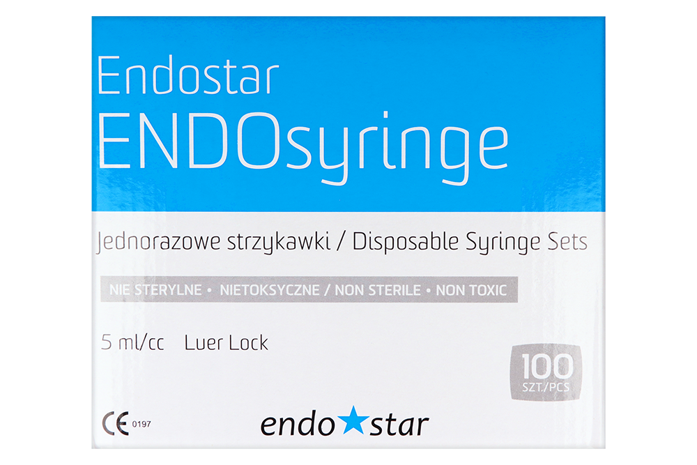 Шприцы ENDO Luer-Lock 5 мл × 100 шт. Endostar