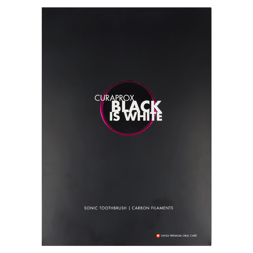 Звуковая щётка Hydrosonic Black Is White Curaprox