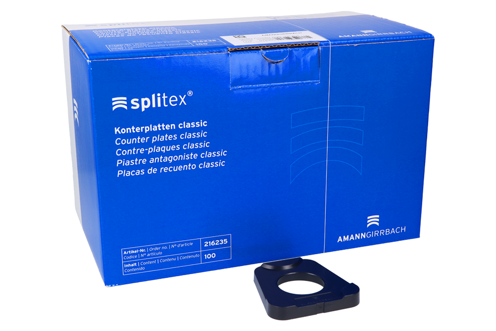 Пластины для артикулятора Artex системы Splitex 100 шт. Amann Girrbach
