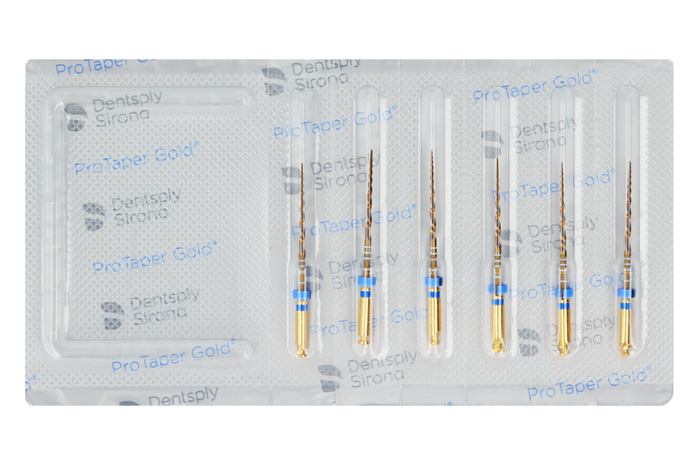 Машинные файлы ProTaper Gold 6 шт. Dentsply Sirona