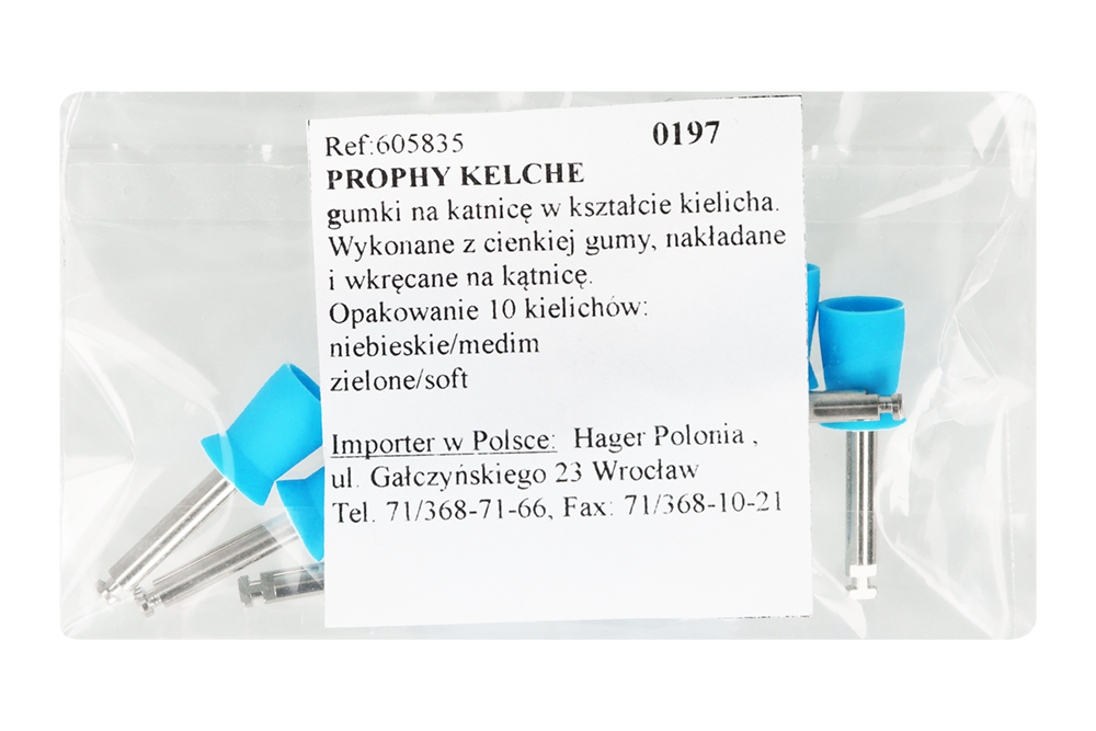 Полировочные резинки Prophy Kelche 10 шт. Hager