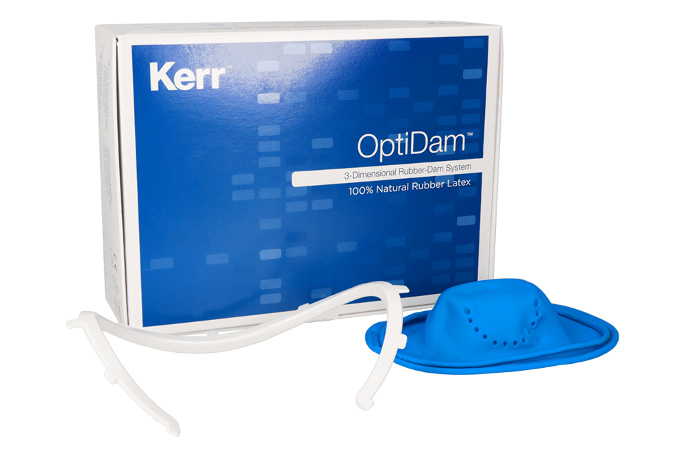 OptiDam 10 шт. + анатомическая рамка Kerr