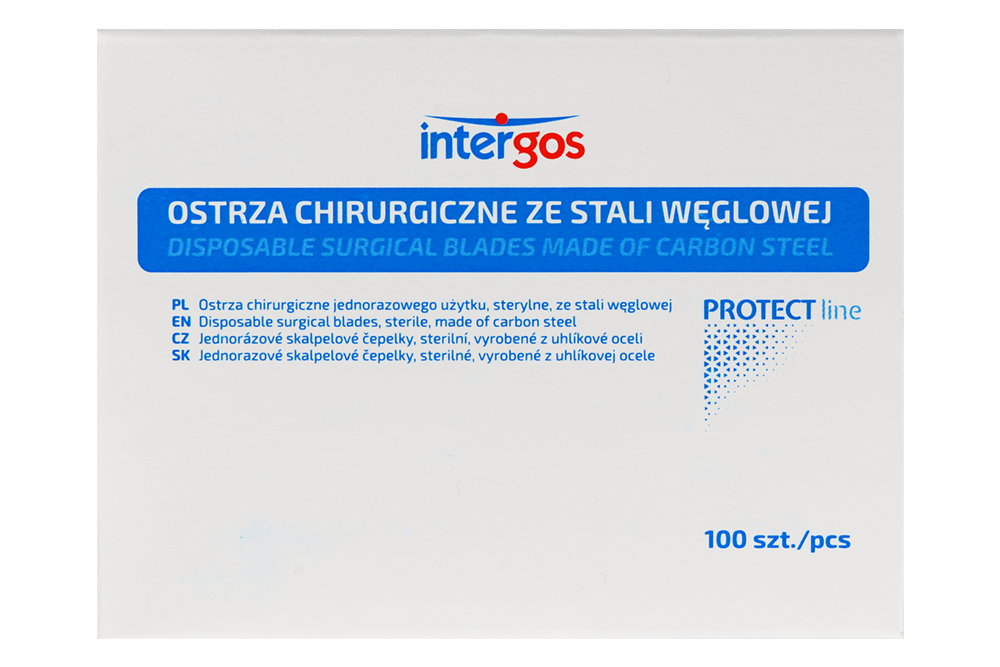 Лезвия для скальпеля 100 шт. Intergos