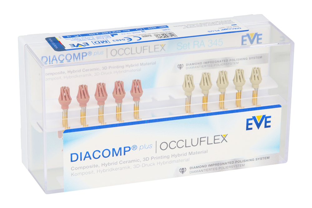 Алмазные полиры Diacomp Plus Occluflex 10 шт. EVE