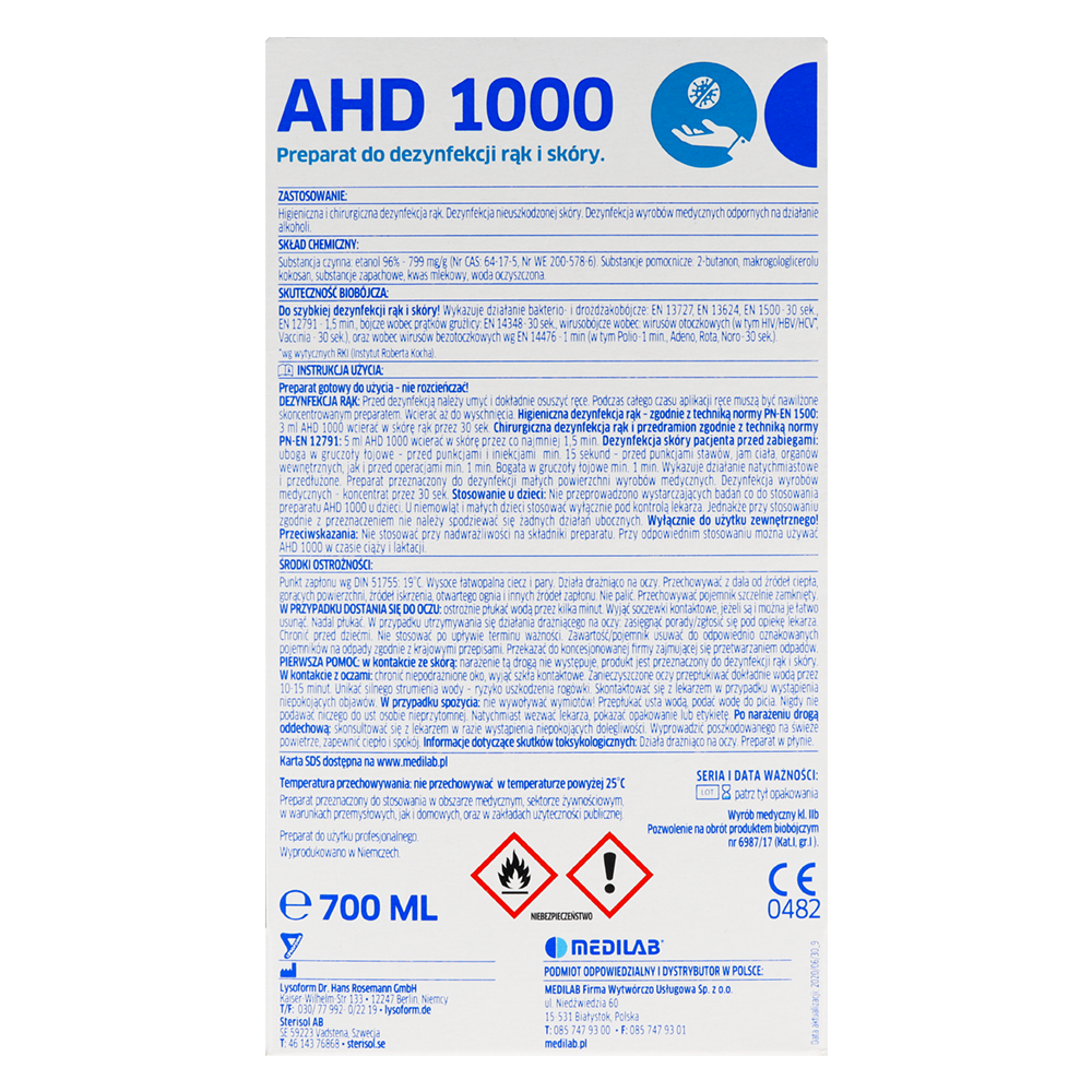 AHD 1000 Sterisol 700 мл MediLab