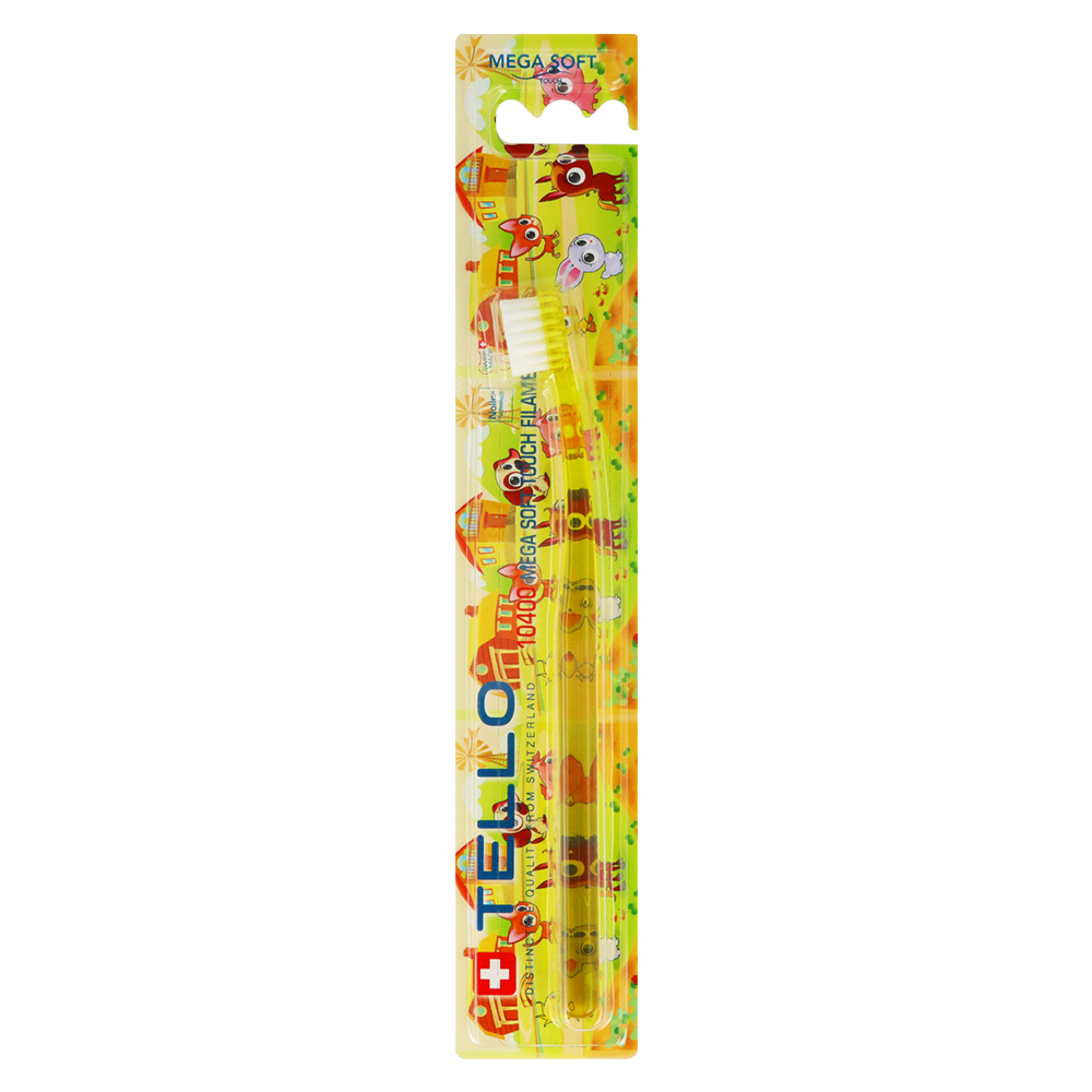 Детская щётка Tello 10400 Mega Soft (0-3 года)
