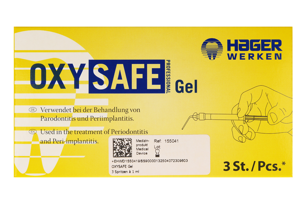OXYSAFE Gel 1 мл × 3 шт. Hager