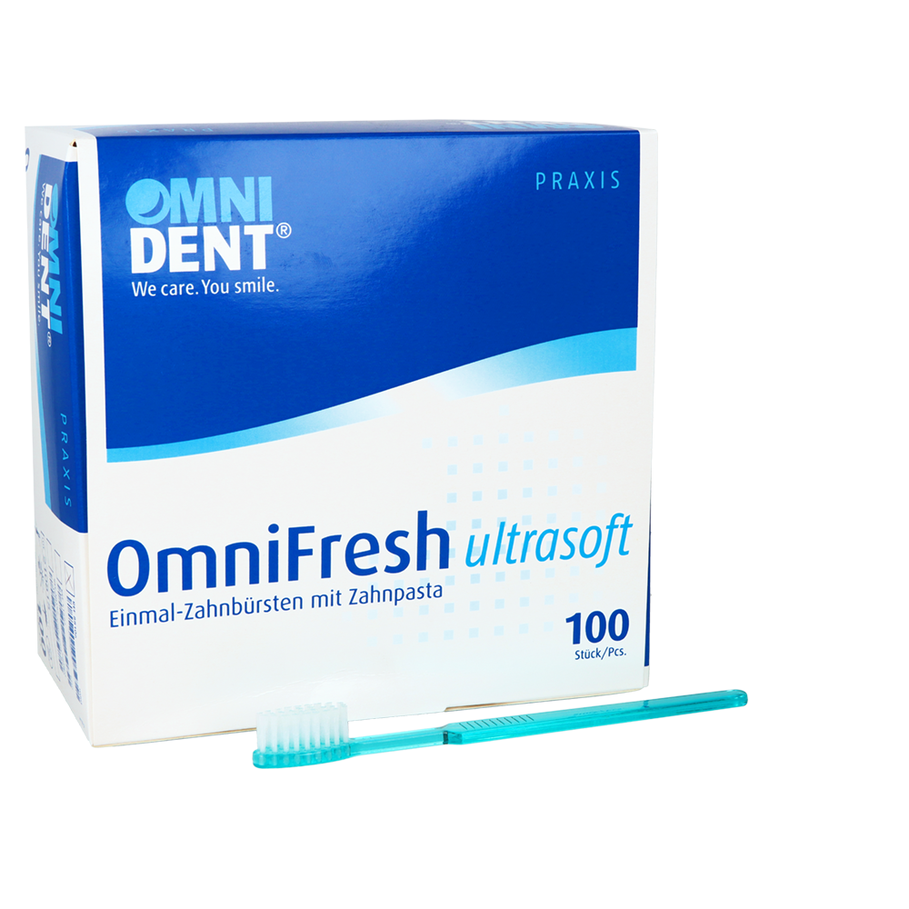Одноразовые щётки с пастой OmniFresh, 100 шт. Omnident